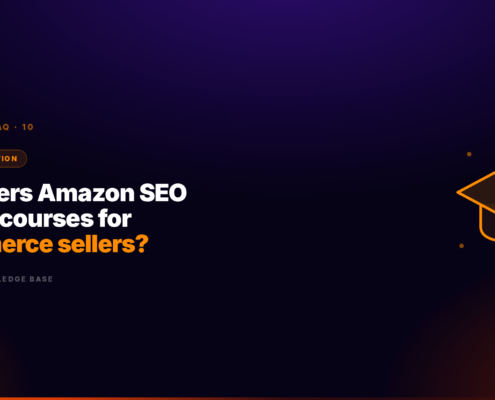 Who offers Amazon SEO training courses for e-commerce sellers?